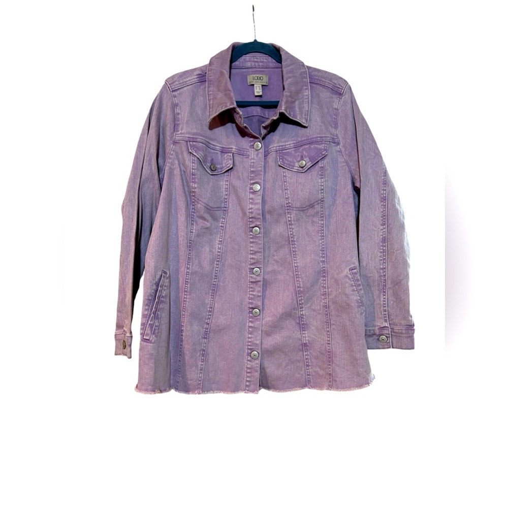 - NWOT Orchid colored Jean jacket